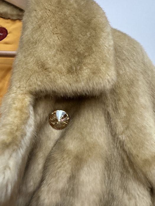 Жіноча шуба з еко-хутра – Норка Онікс Furamur