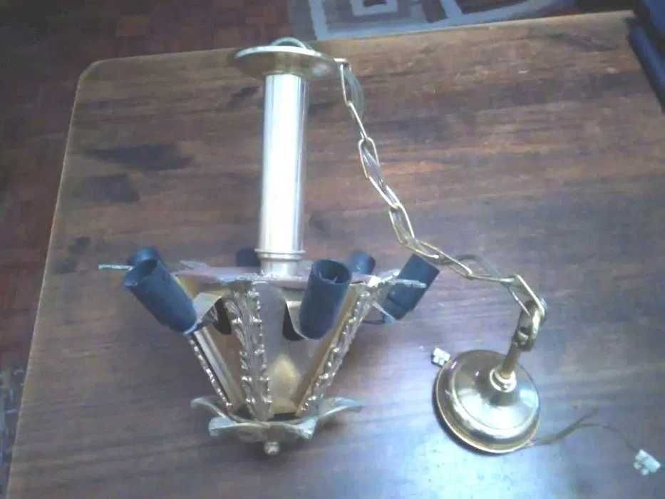 Candeeiro Vidro Fosco