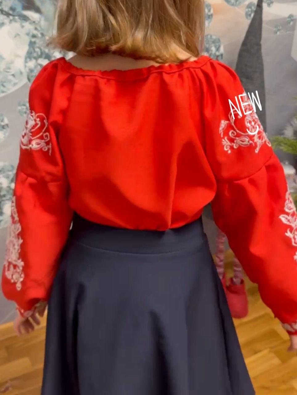 Вишита блуза на дівчинку, детская блузка вышиванка