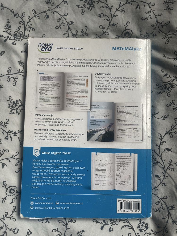 Podręcznik do matematyki „1” zakres podstawowy