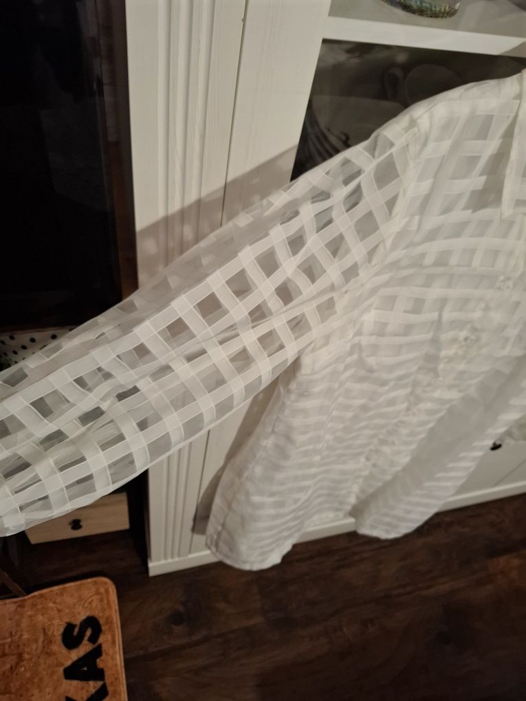 Nowa biała sukienka koszula L XL