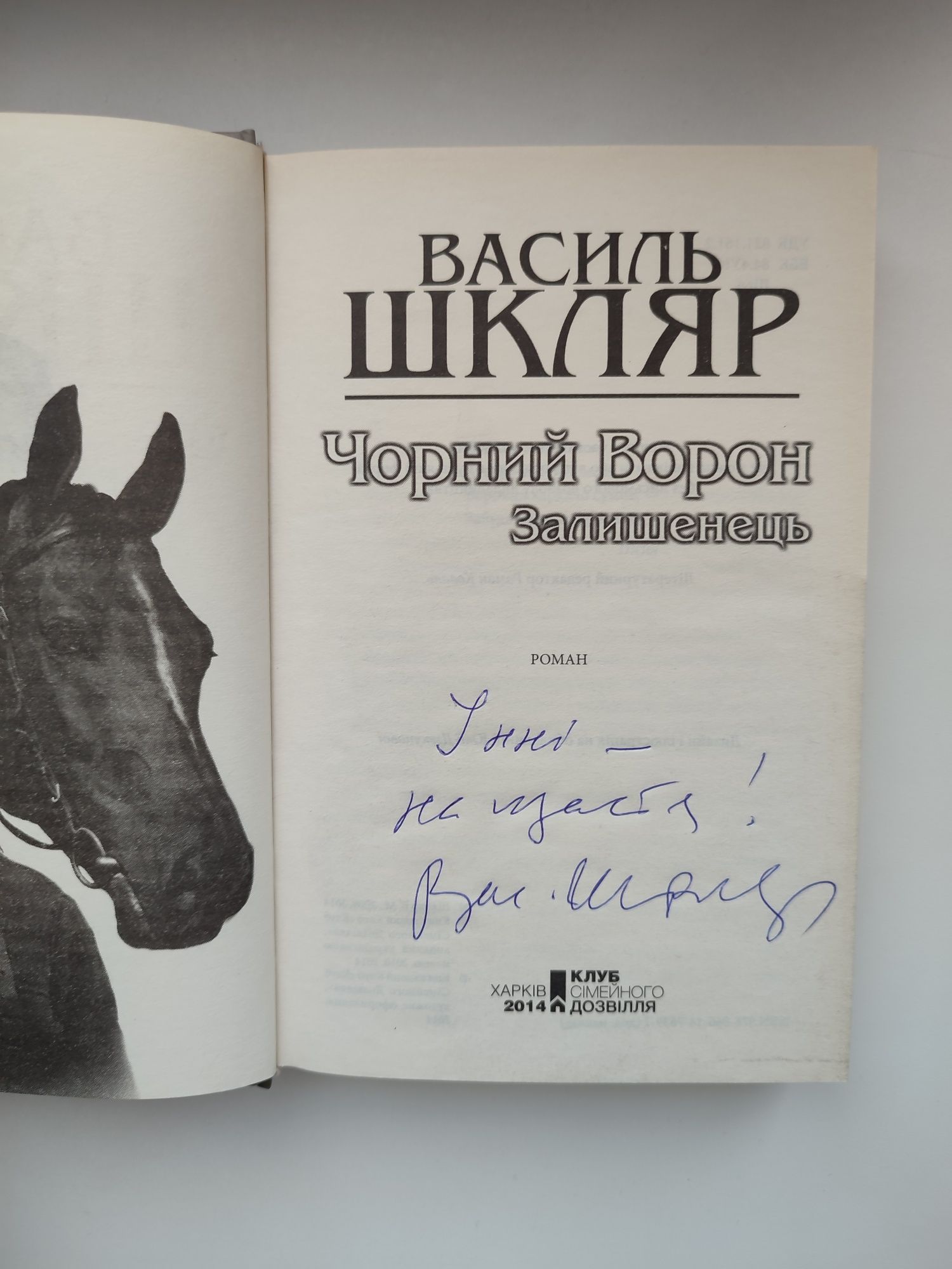 Василь Шкляр, Чорний ворон. Залишенець