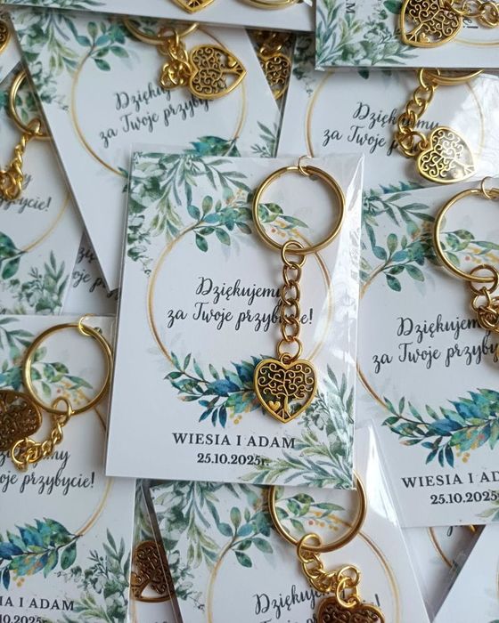 Podziękowanie dla gości drzewko szczęścia