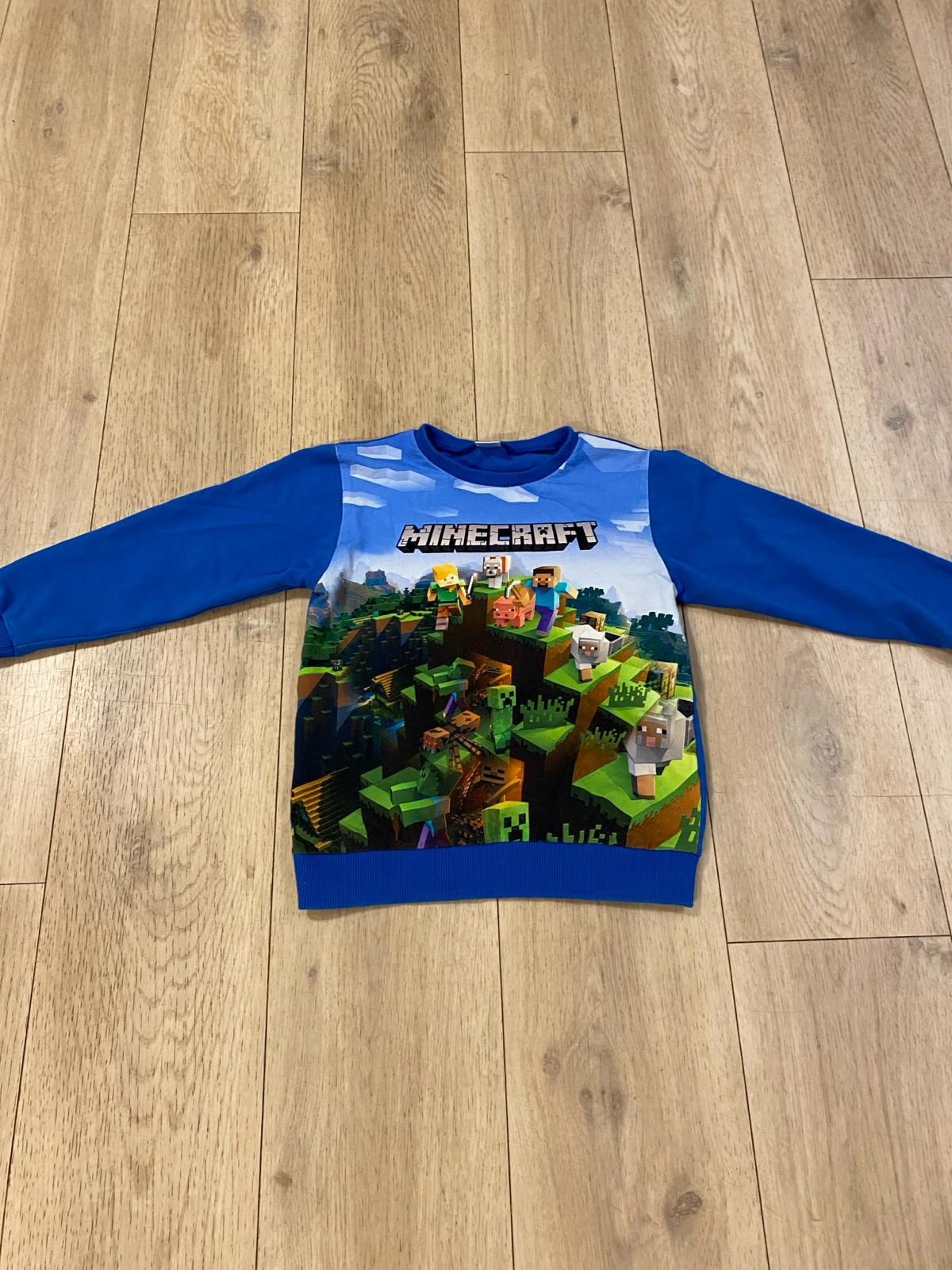 Bluza dla chłopca rozmiar 128 cm Minecraft wiosna