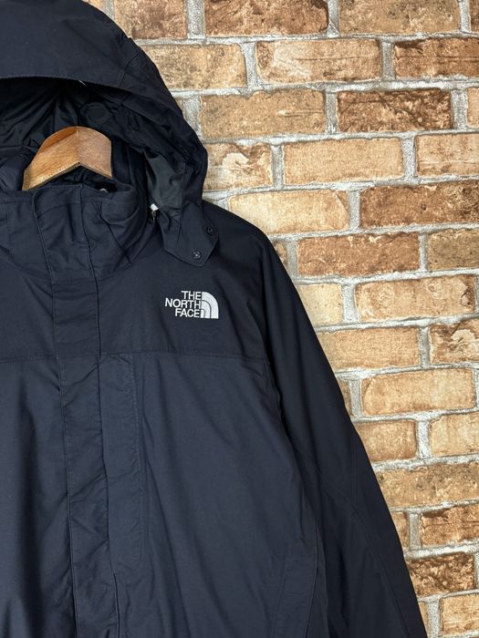 Черная куртка ветровка The North Face Hyvent мужская с подкладом