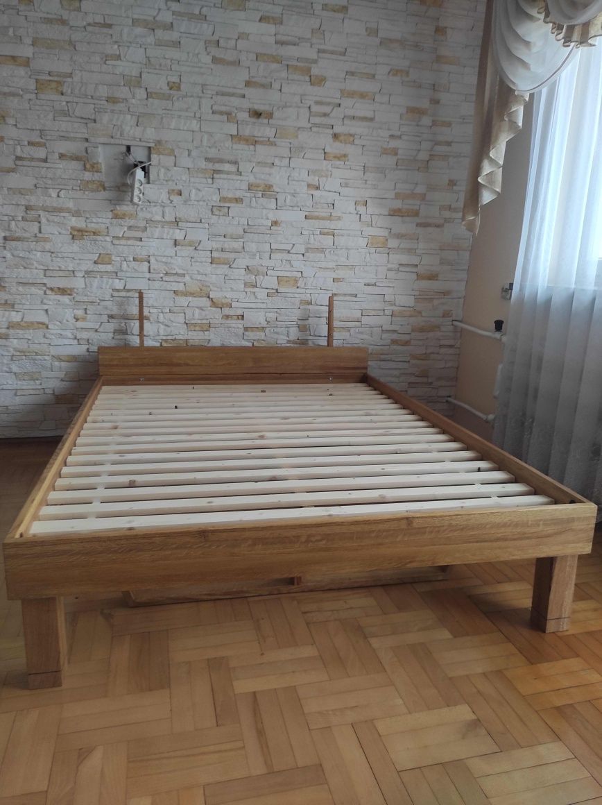 Łóżko Lity dąb 160x200 Lewitujące