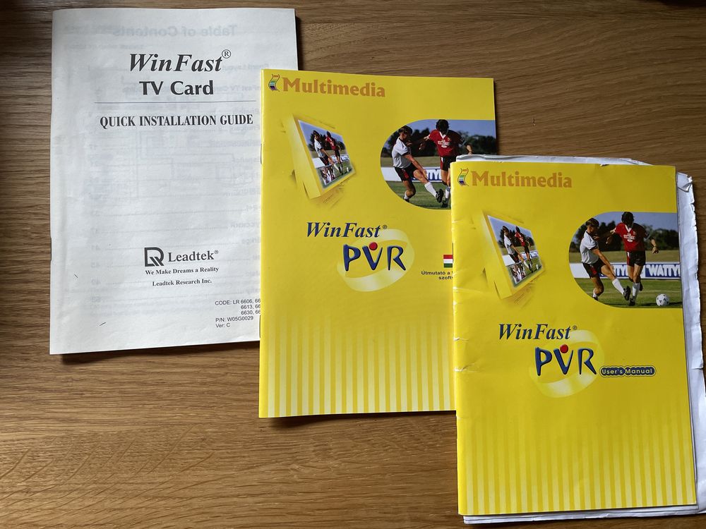 Leadtek WinFast PVR2000 pilot IR oryg pudło