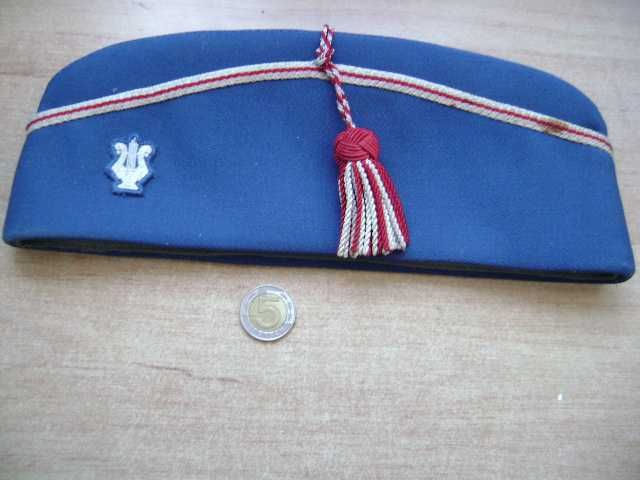 Starocie z PRL Militaria Furażerka Orkiestry Wojskowej do rozpoznania