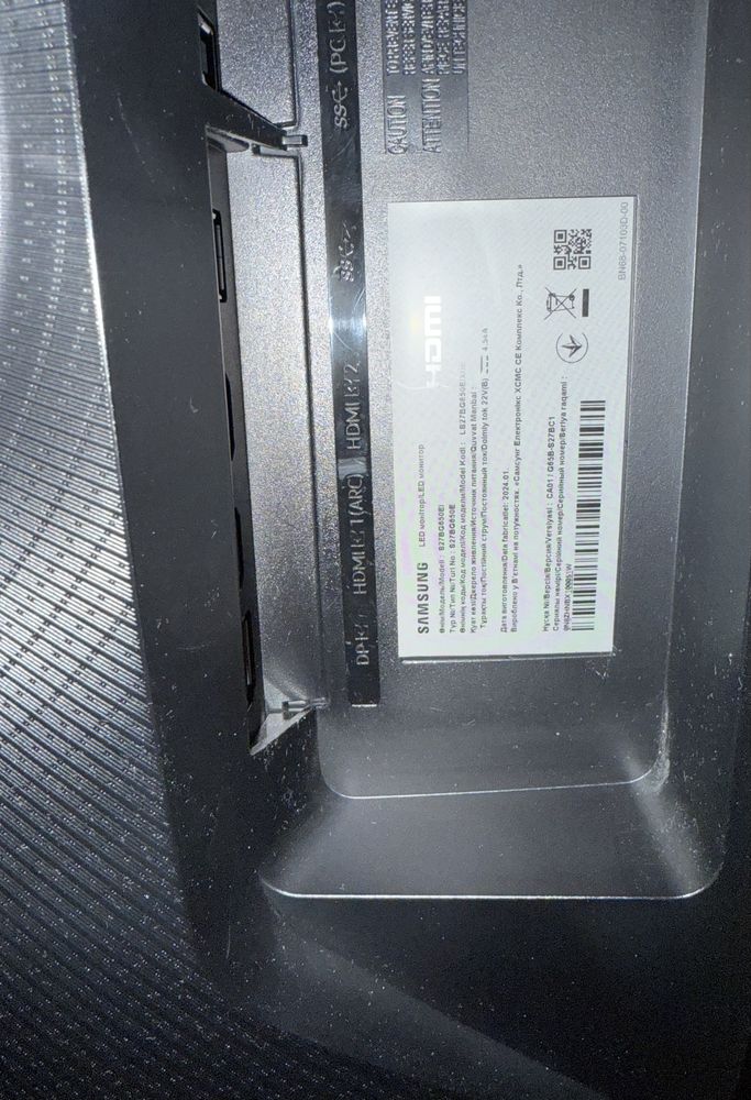 Продам монитор Samsung Odyssey G6 2к 240hz