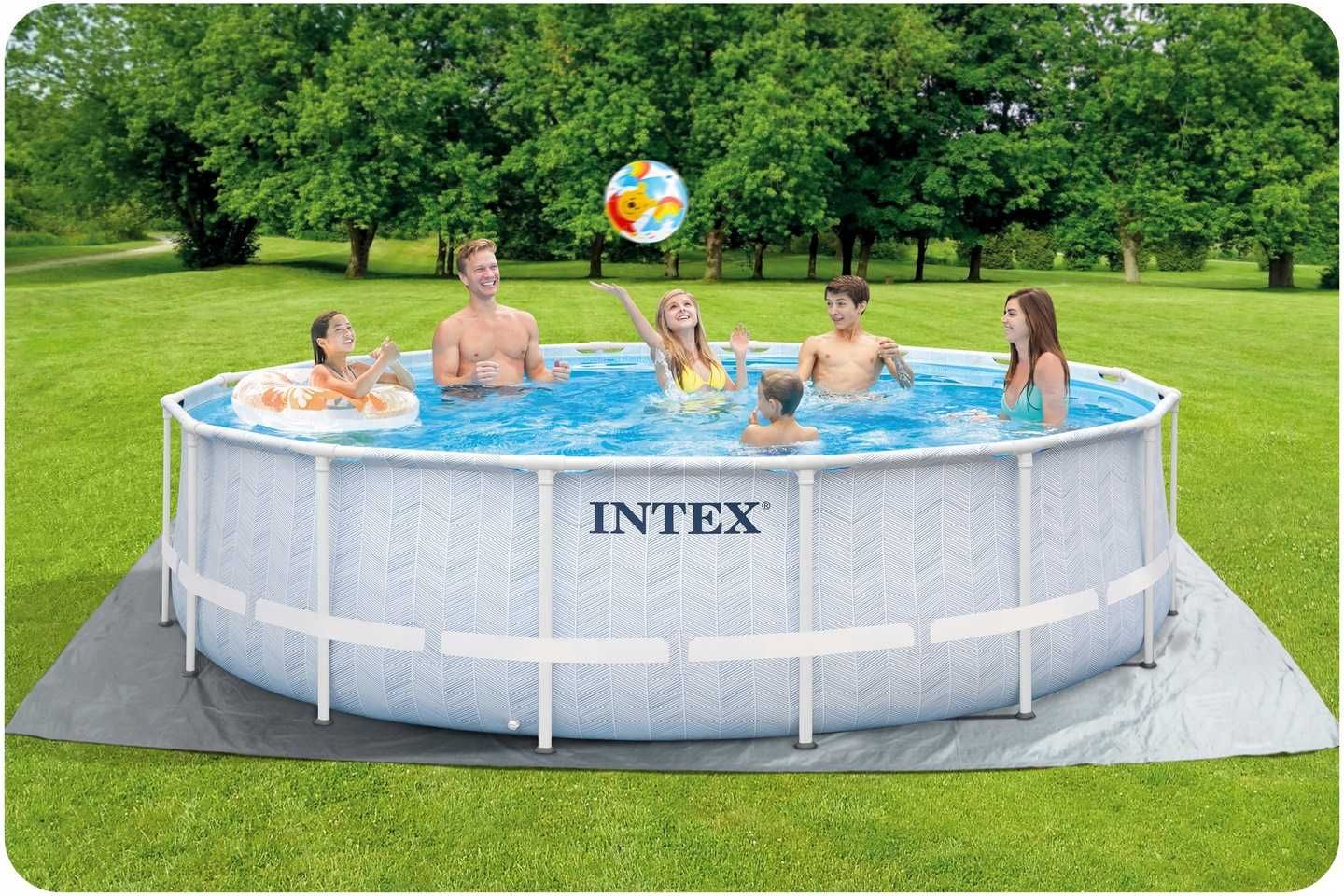 Basen ogrodowy stelażowy 488 x 122 cm 18w1 Intex 26746
