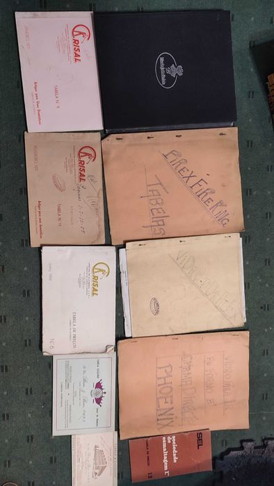 10 Catálogos antigos de Loiça e esmaltes