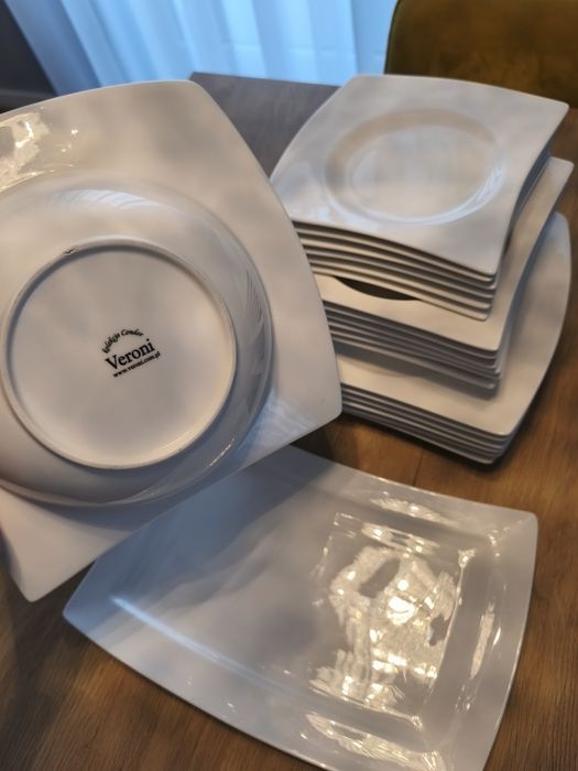 Veroni kolekcja Condor zastawa obiadowa kpl 20 szt. talerze salaterka