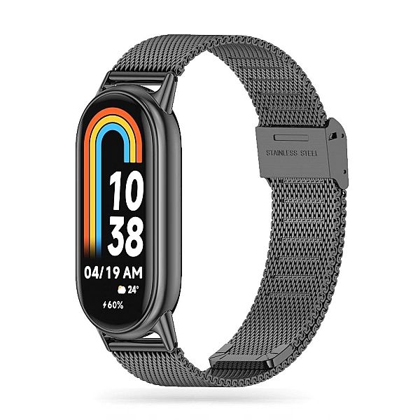 Pasek Milaneseband do Xiaomi Mi Band 8 / 8 NFC Black