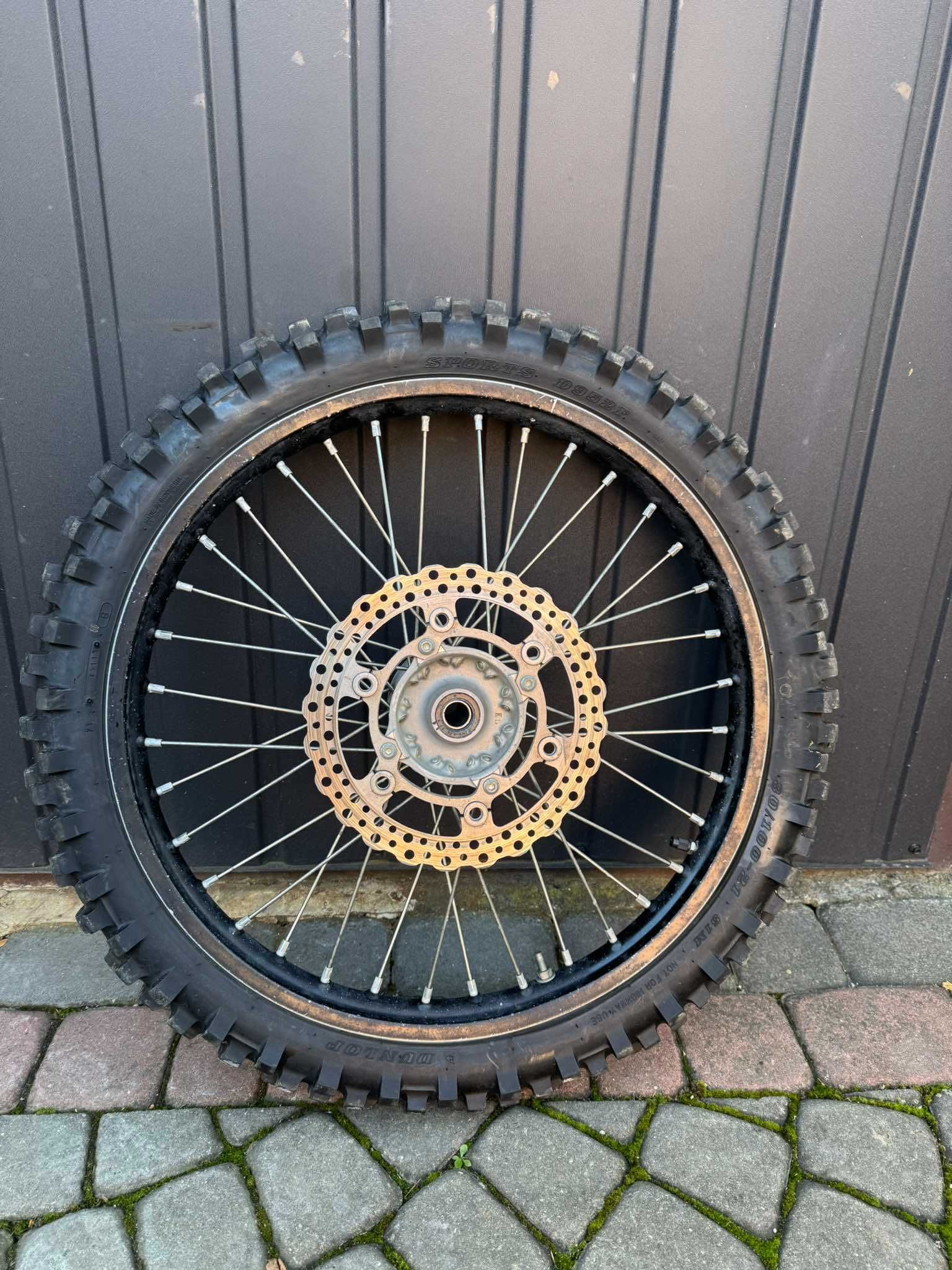 kompletne kolo 21 przod przednie tarcza kawasaki kxf kx 125 250 / 450