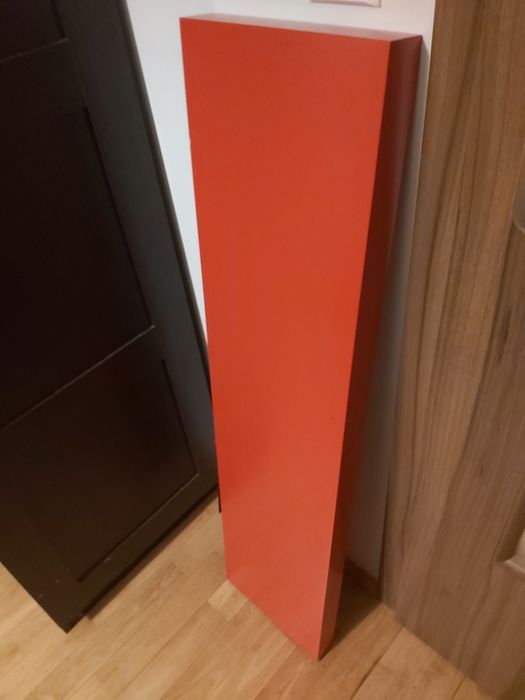 Półka ścienna LACK IKEA czerwona 110x26