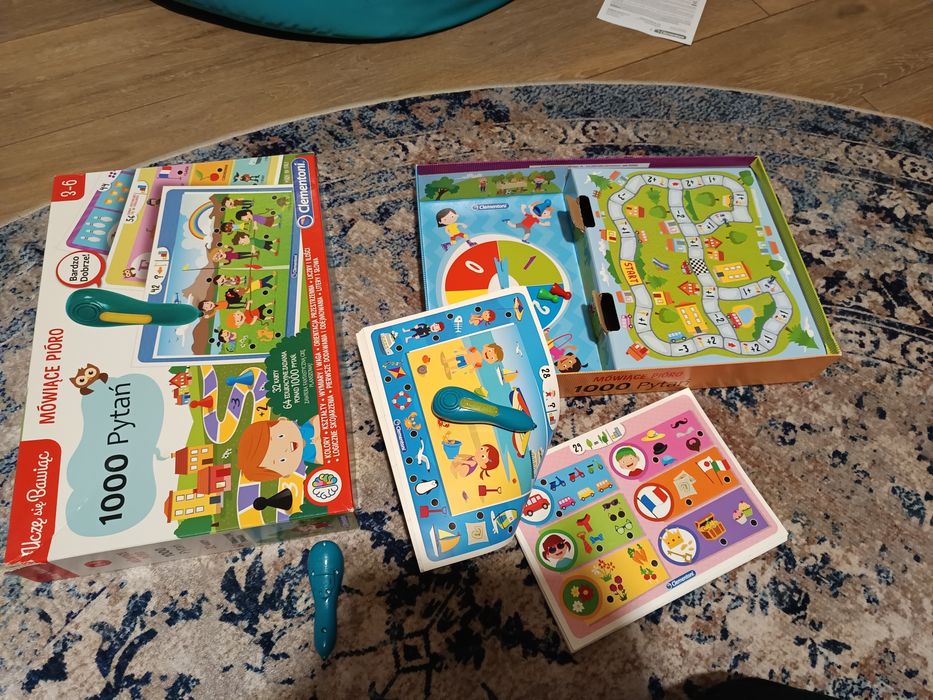 Mówiące pióro 1000 pytań +gra planszowa