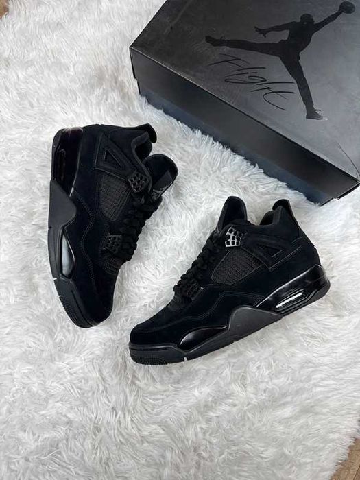 "Buty damskie Trampki" Jordan_4_Retro_Black_Cat_Rozmiar 43