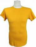 Klasyczny żółty męski t-shirt rozm. Xs/s