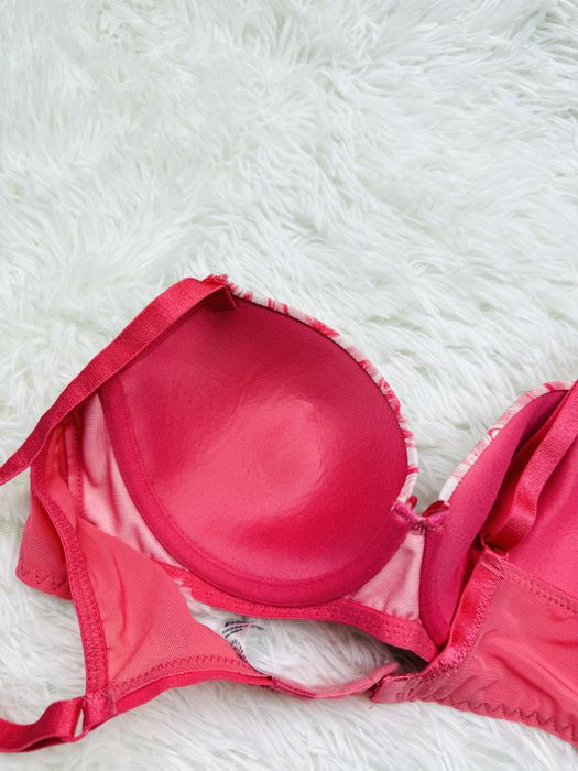 Biustonosz usztywniany 75B różowy George