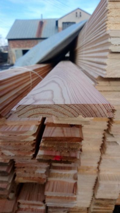 Modrzew Podbitka, Szalówka, Elewacja, Boazeria, Deska elewacyjna 2cm