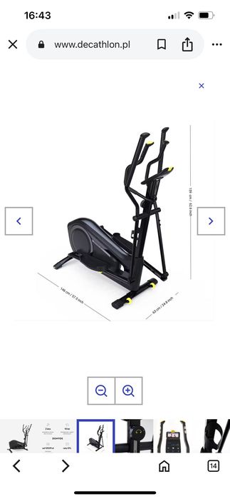 Orbitrek/Rower eliptyczny Domyos EL540 s