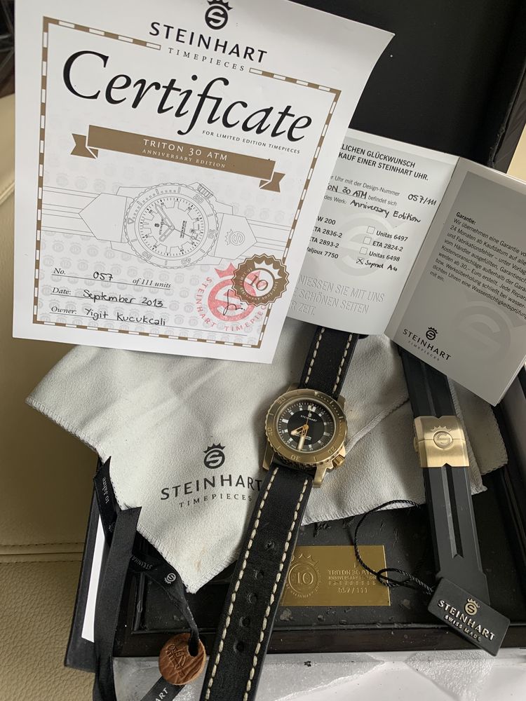 STEINHART Bronze Triton 300M Anniversary EDITION 057/111