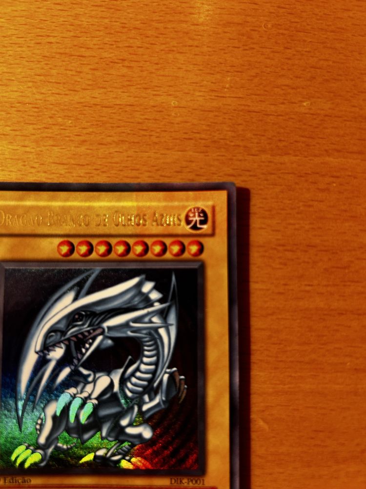 Carta Yu-Gi-Oh - Dragão Branco de Olhos Azuis - 1.ª edição