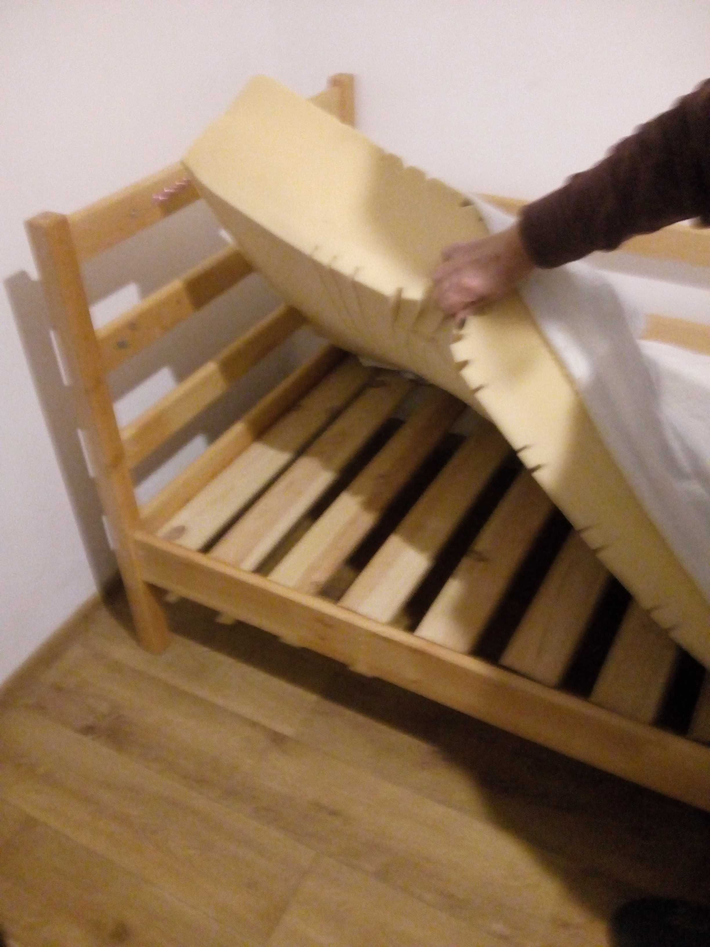Кровать двухярусная  из древесины Лиственных пород ( БУК)