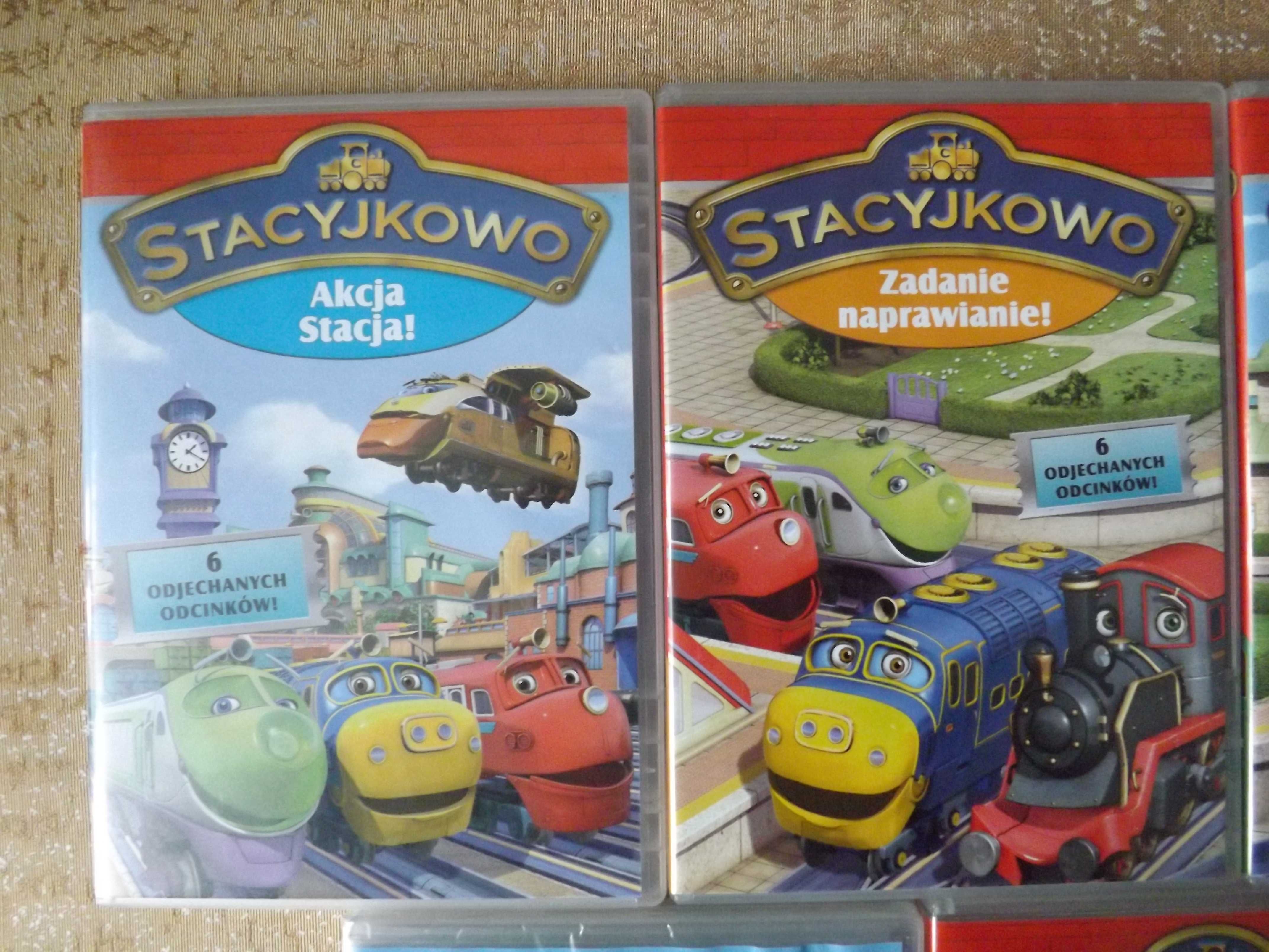 Stacyjkowo, film, bajka, 7  dvd, bajki