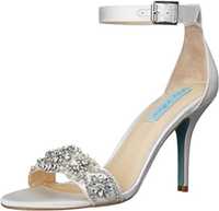 Blue by Betsey Johnson GINA Sandały na obcasie silver