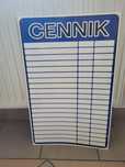 Cennik tabliczka cenowa