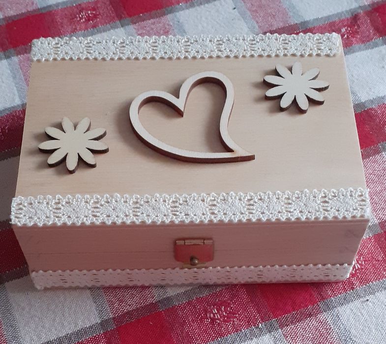 Szkatułka, pudełko - prezent, urodziny, Walentynki, ślub, chrzest