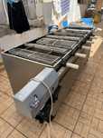 Churrasqueira grelhador rotativo a carvao para frango entrecosto