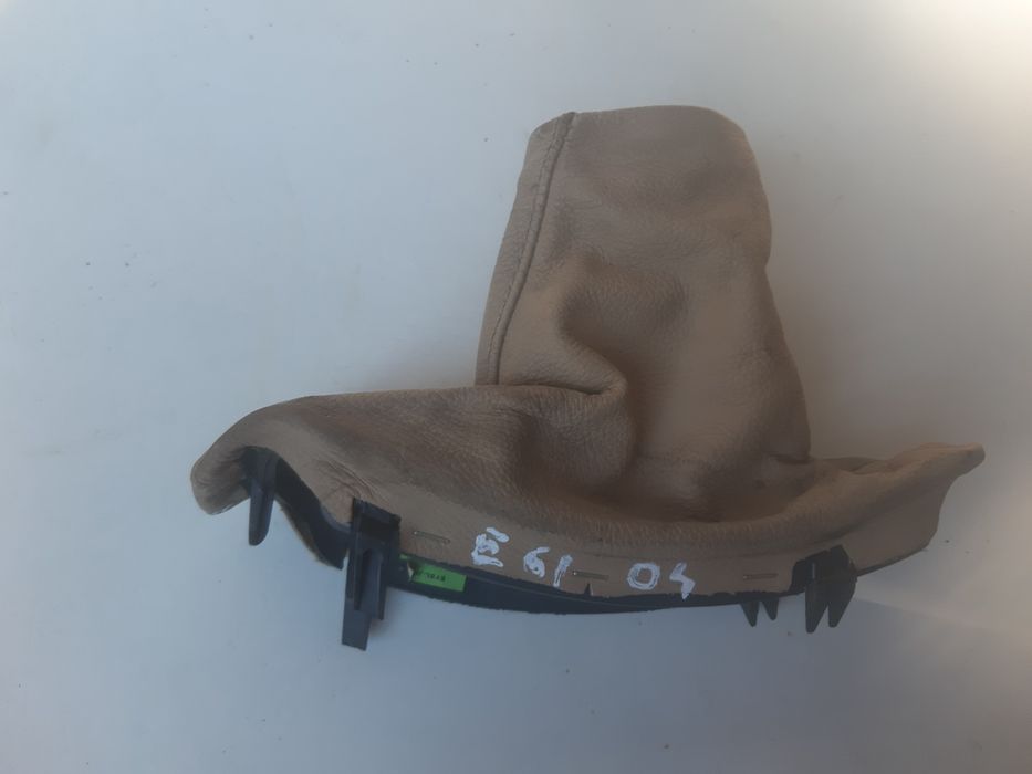 BMW E60 E61 osłona obudowa mieszek dźwigni hamulca ręcznego beige