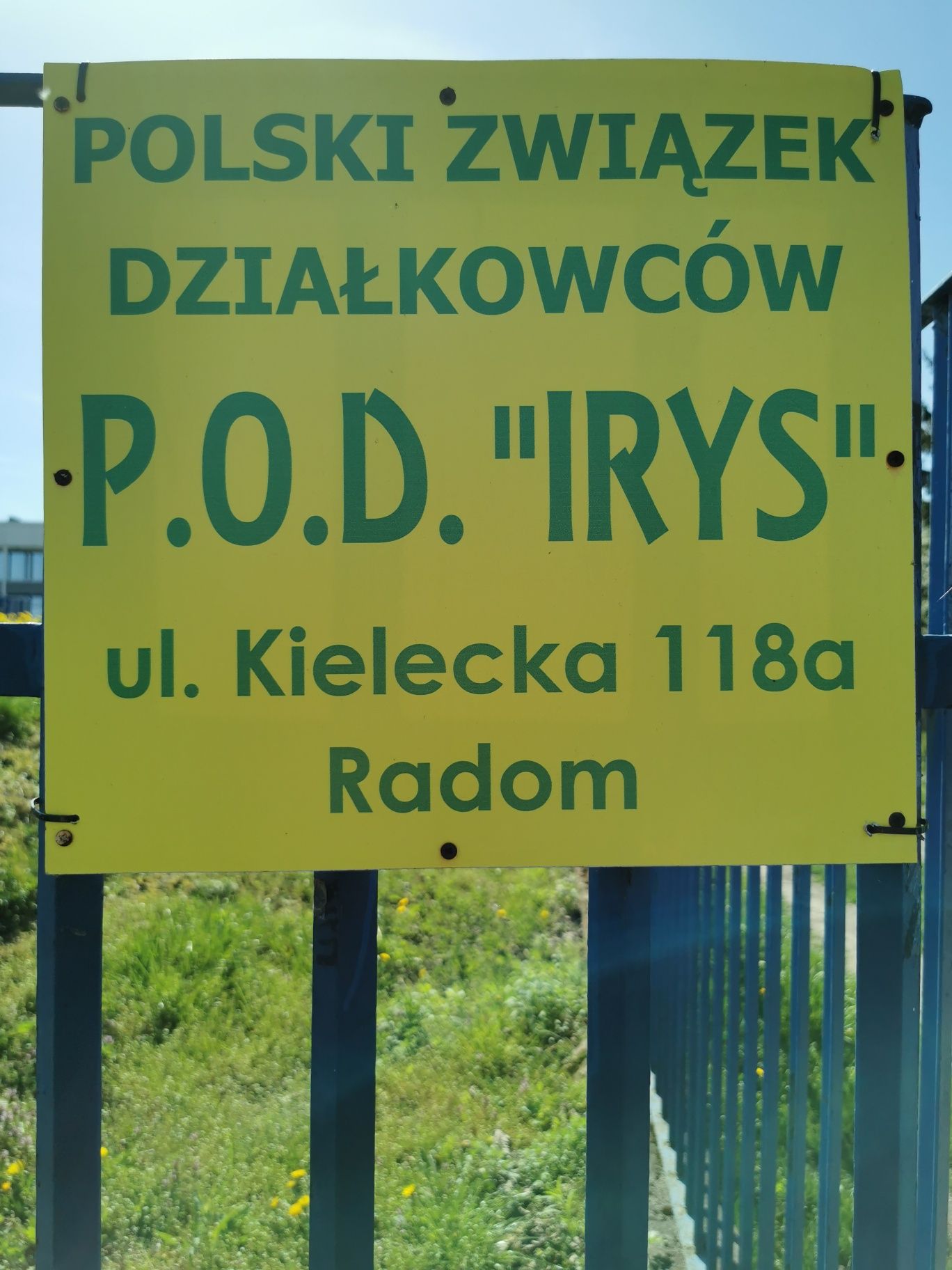 Działka rekreacyjna ROD