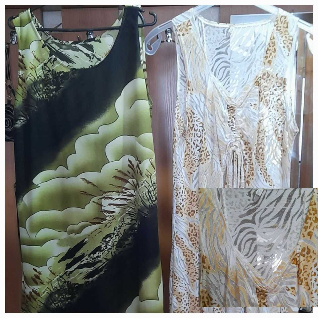 Продам женские блузки и платья 50-54 размер в хорошем состоянии