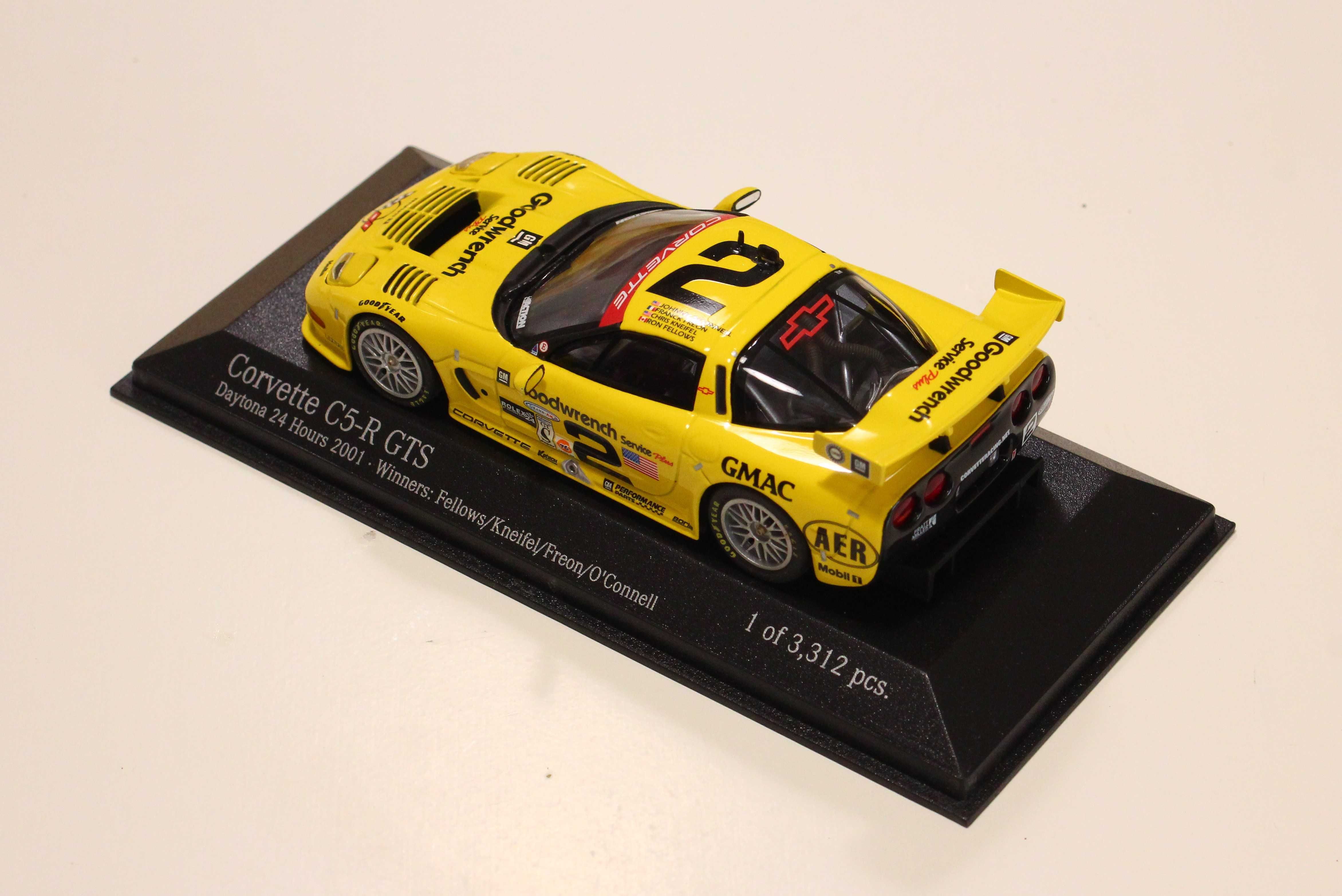 Chevrolet Corvette C5-R GTS, 24h Daytona - Minichamps - 1:43