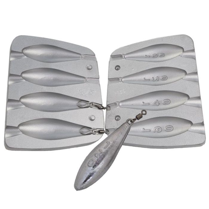 Moldes para chumbadas de pesca embarcada