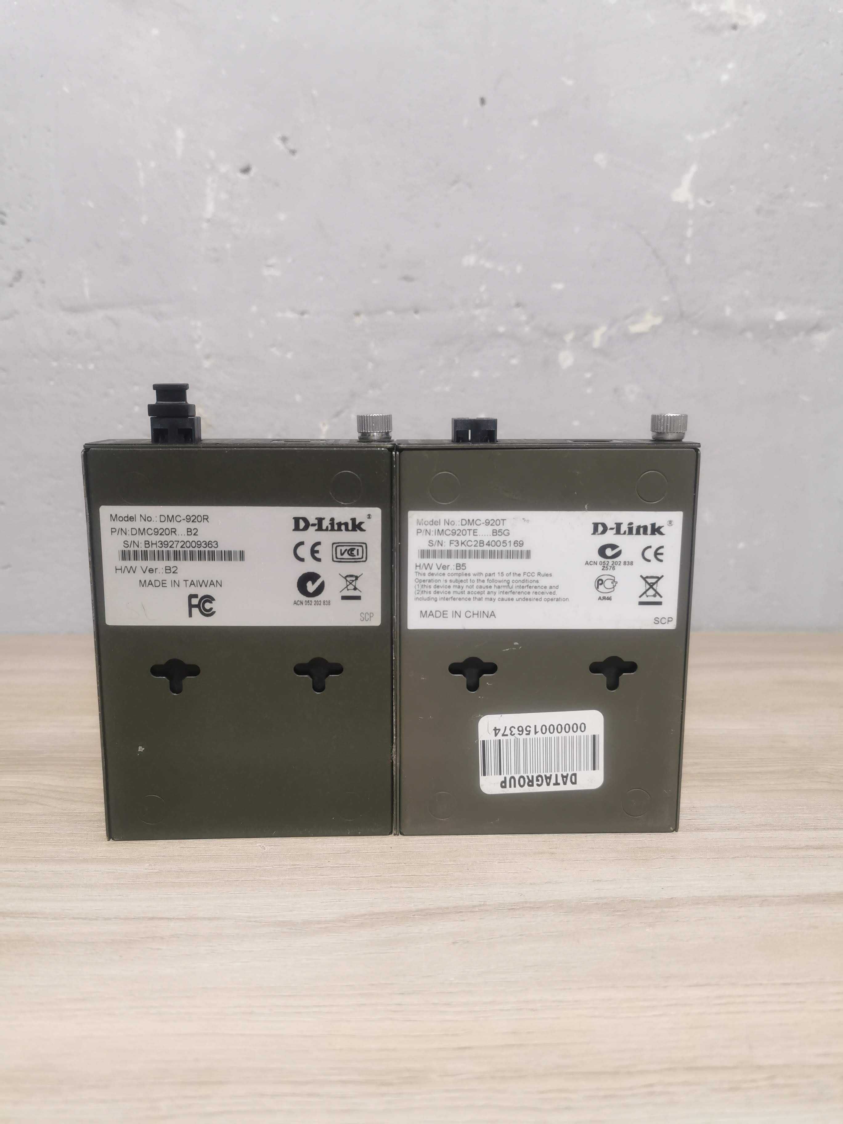 Медиаконвертеры D-Link Dmc-920T и DMC-920R