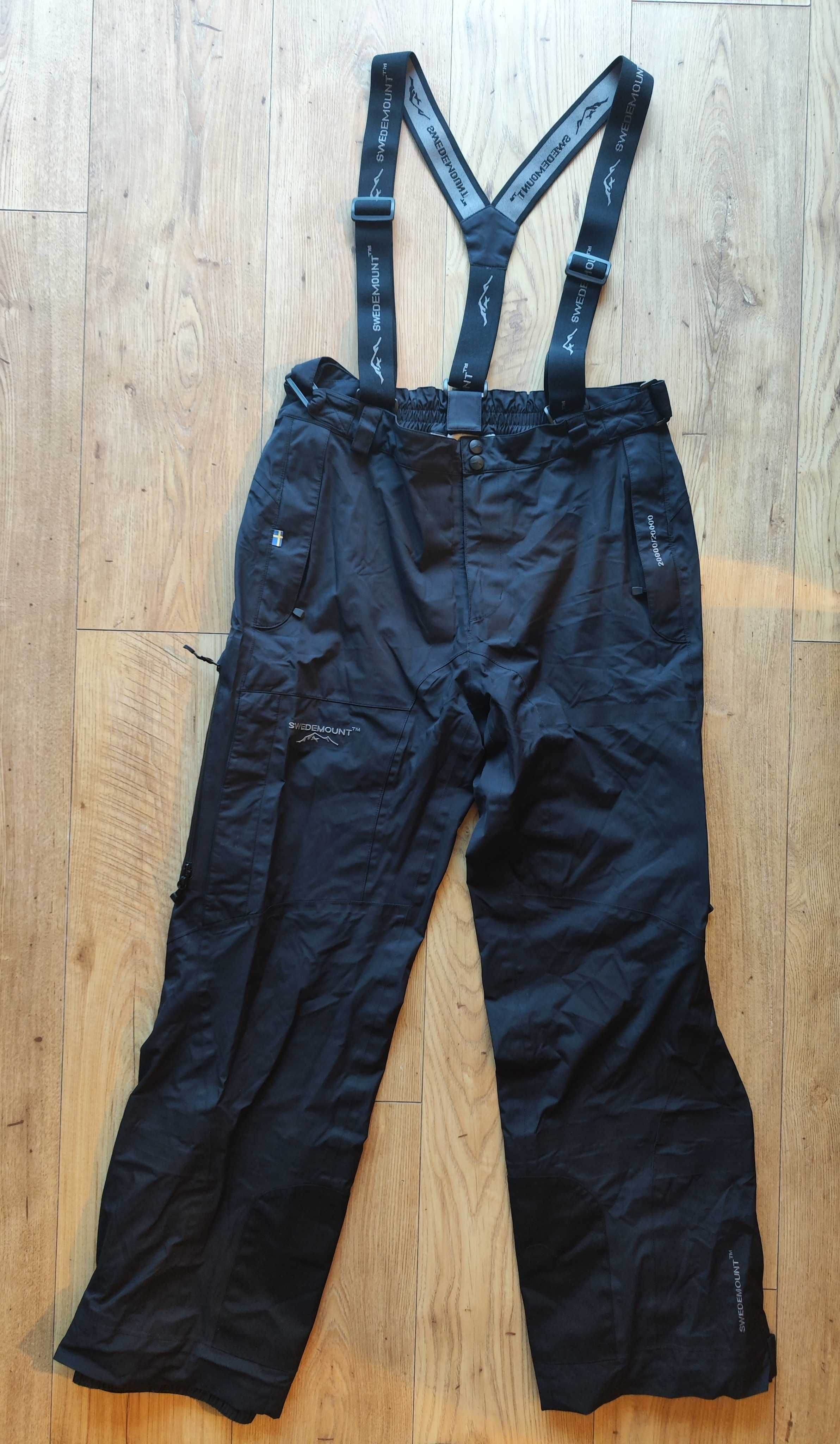 Spodnie membranowe Swedemount STX 3L męskie czarne górskie narciarskie