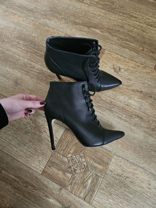 ботильйони 38 чоботи high heels демісезон