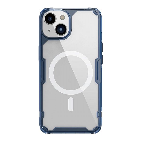Pancerne etui z MagSafe Nillkin Nature Pro do iPhone 15 Plus - niebies
