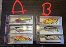 Rapala shad rap RS. Wobler woblery salmo storm przynęta przynęty