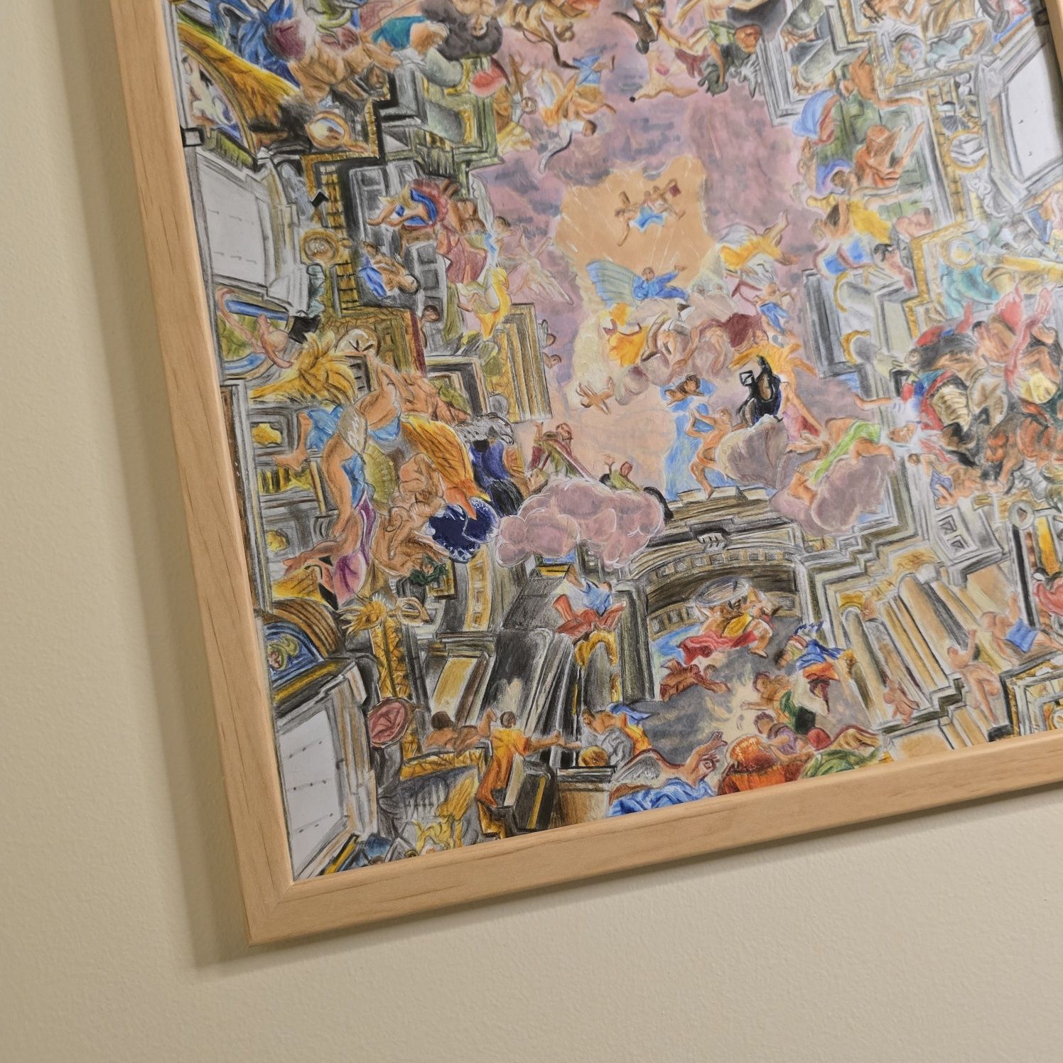 Quadro Igreja Santo Inácio de Loyola - feito á mão