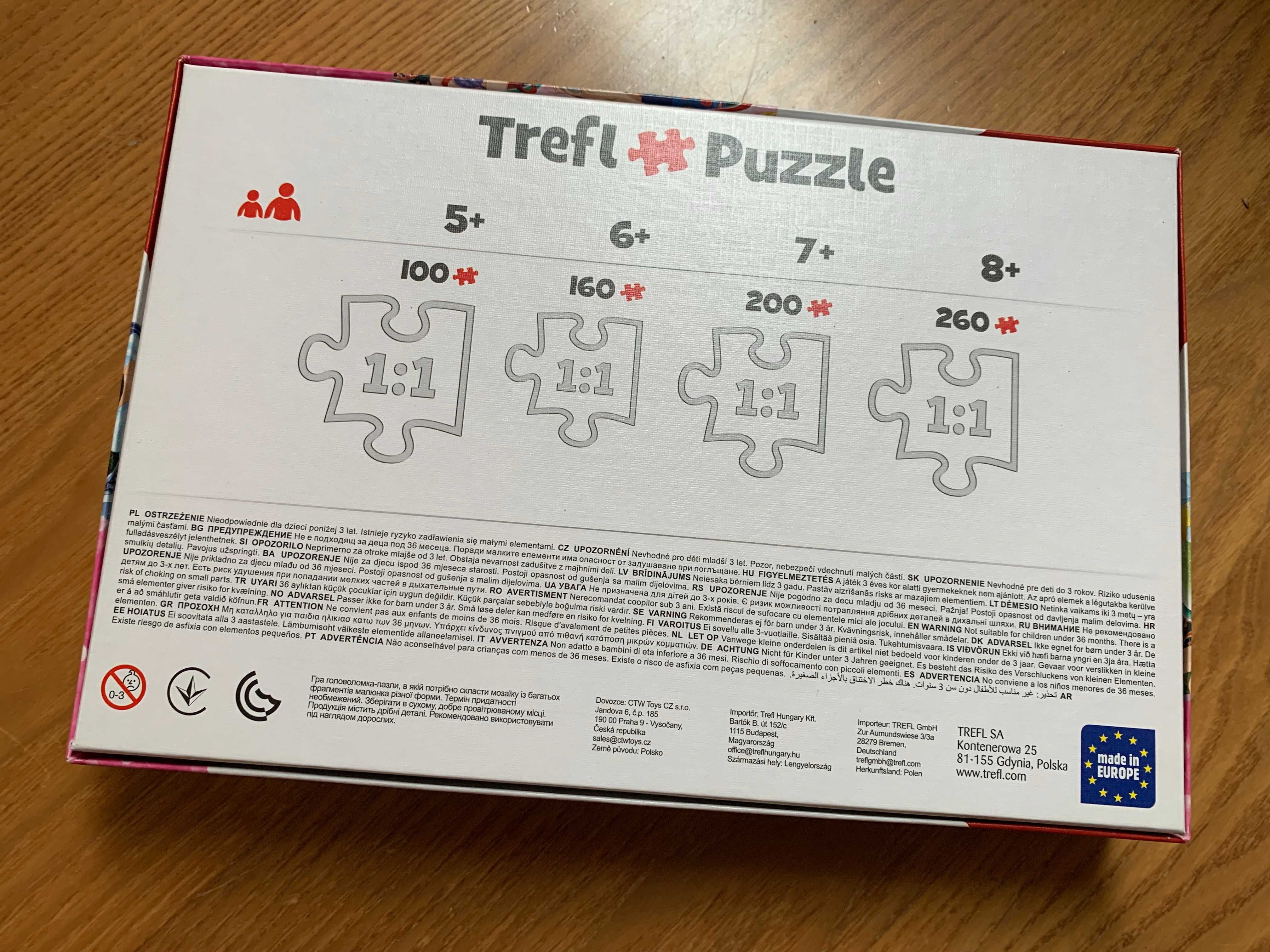 Puzzle JAK NOWE! Trefl Księżniczki Magia Księżniczek Disney 16339