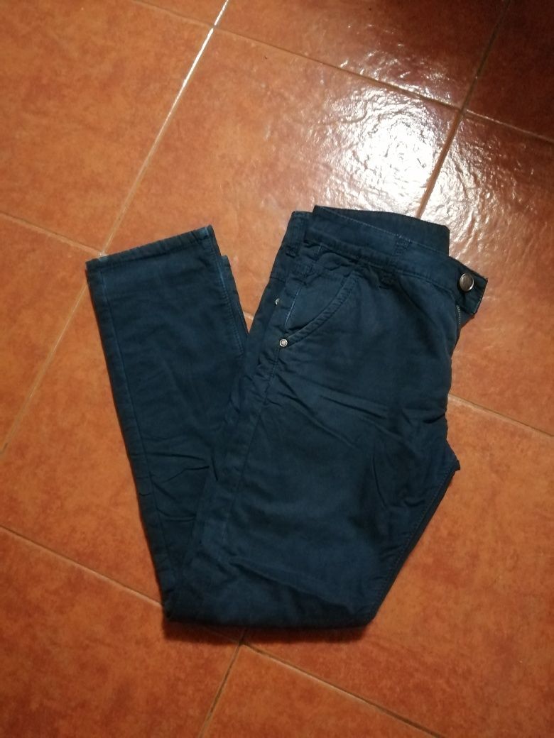 Calças cardadas, 12 anos, The blue period.