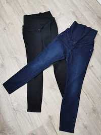 Spodnie ciążowe, jeansy, dżinsy Next rozm 36 niebieskie i czarne