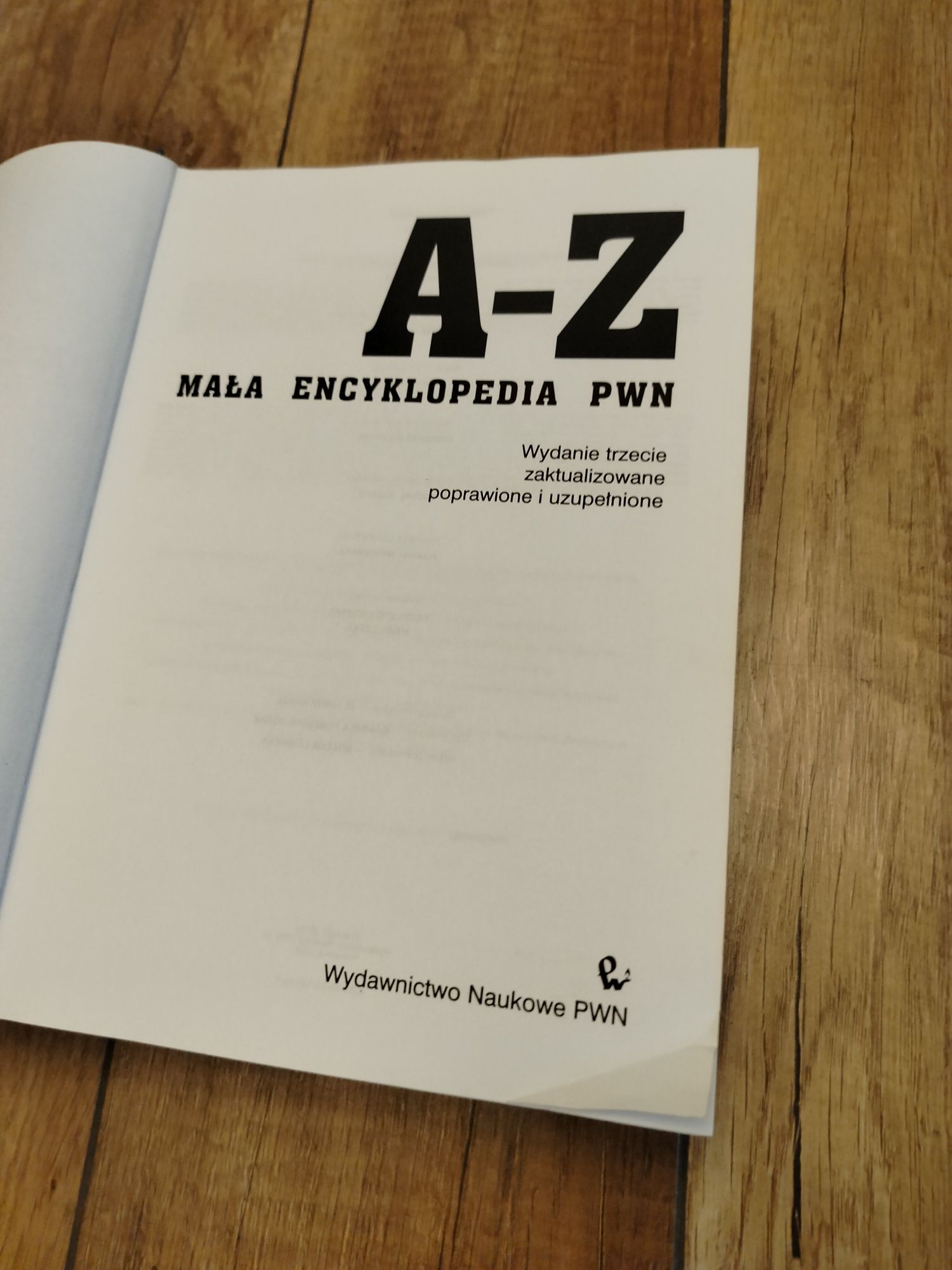 Mała encyklopedia A-Z PWN