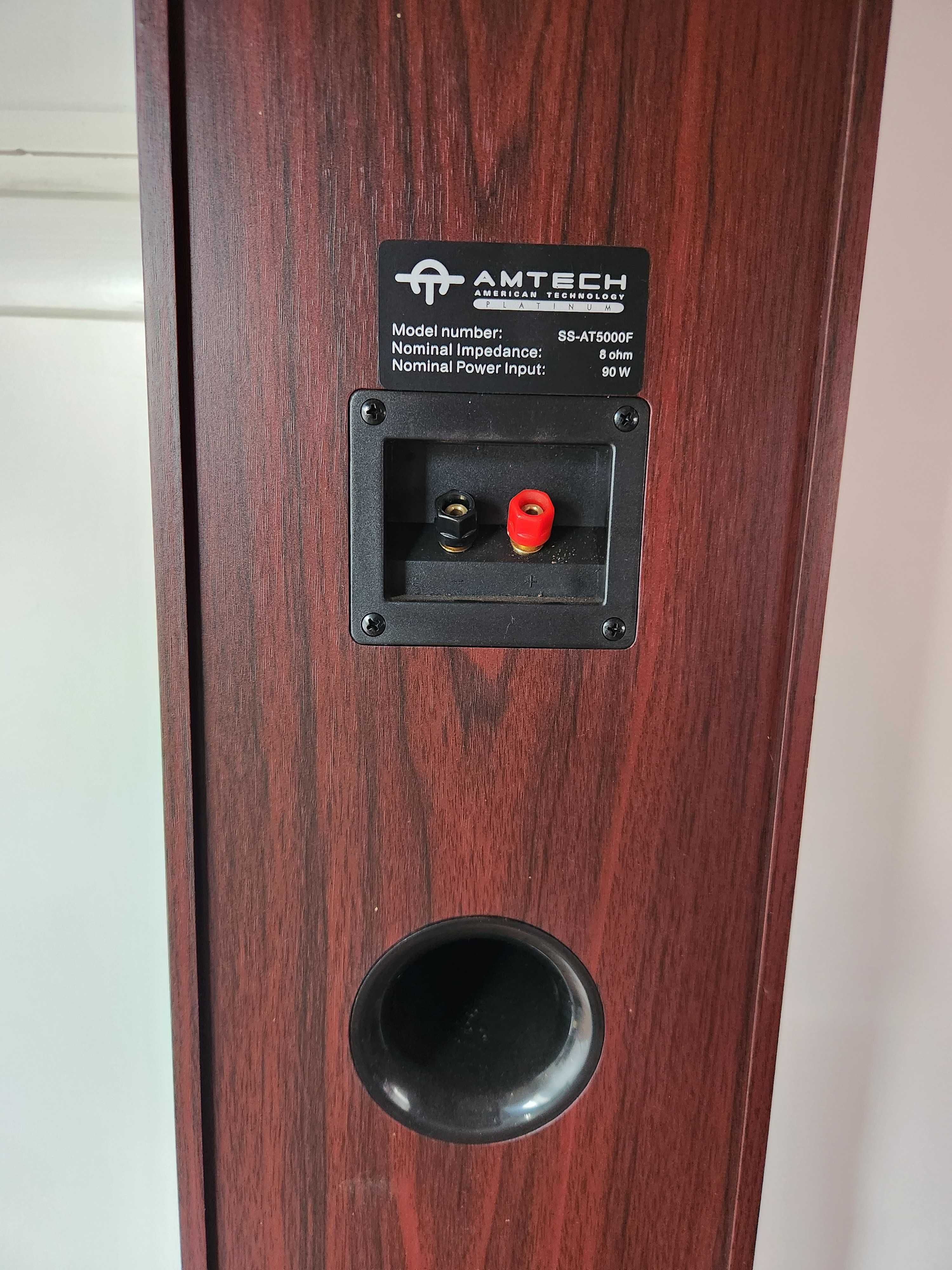 Głośniki Centralne 90cm Wysokości Kolor Wiśnia Amtech Ss-at5000f 90w