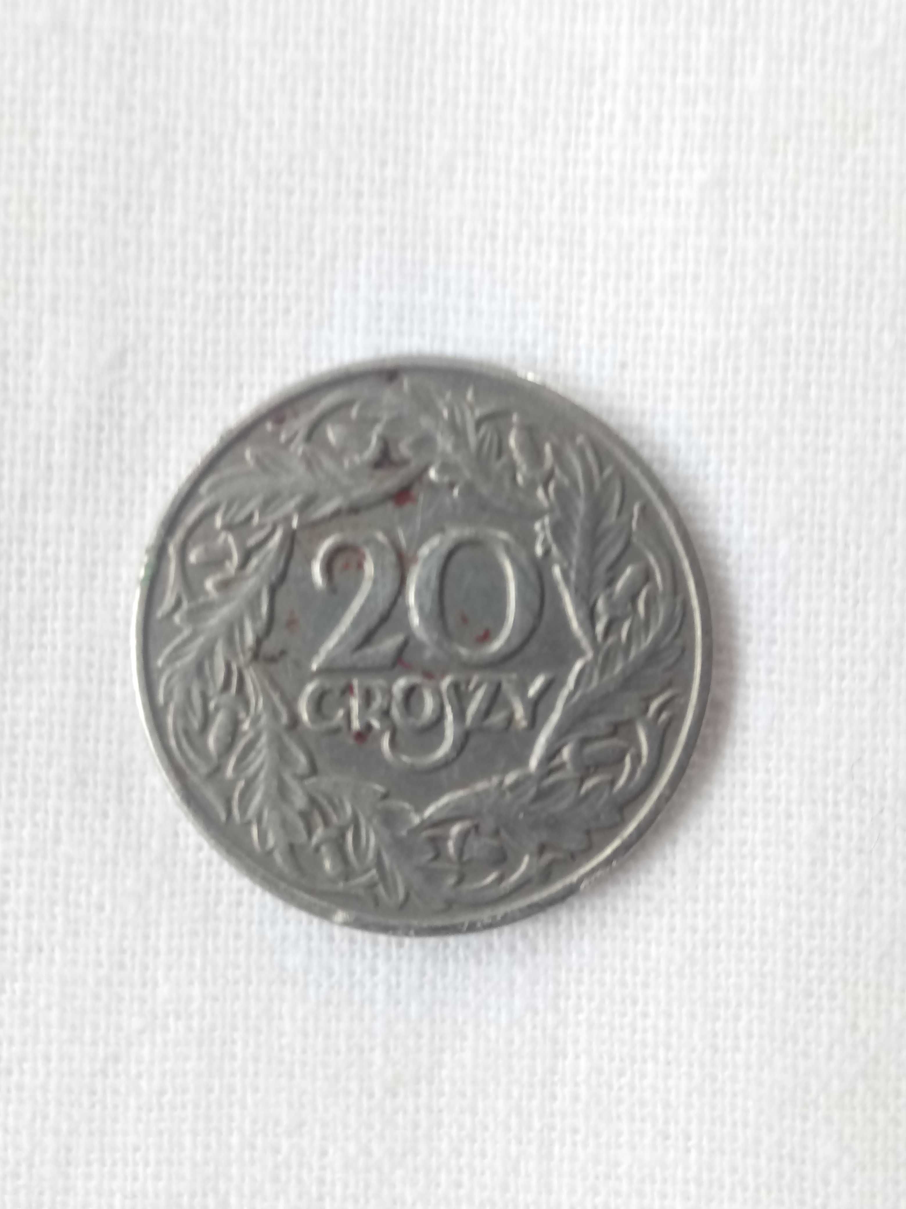 moneta 20 groszy 1923 rok stara oryginał